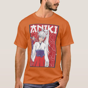 Japan Oni Demon Girl Katana Brother Manga Anime An T-Shirt