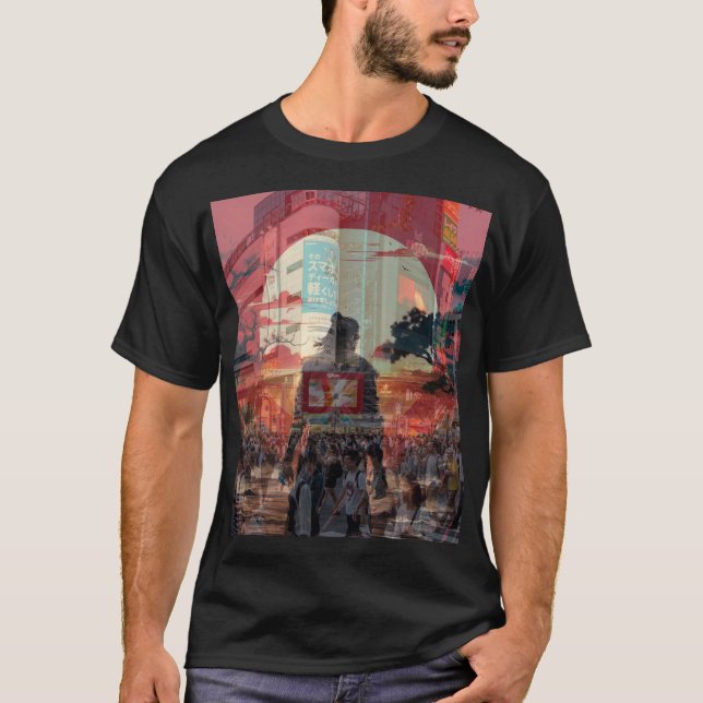 Japan past and present T-Shirt (Vorderseite)