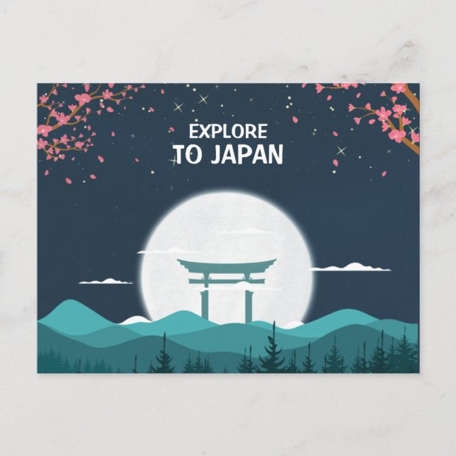 Japan Postkarte (Vorderseite)