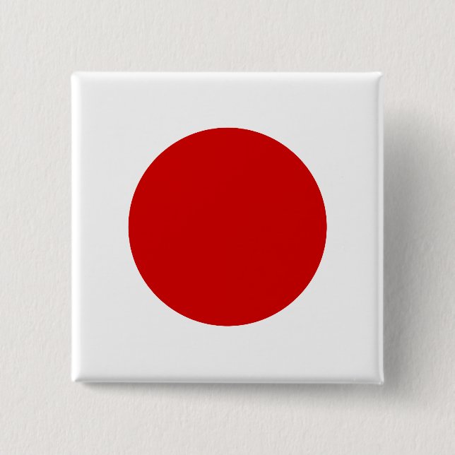 Japan-Qualitäts-Flagge Button (Vorderseite)