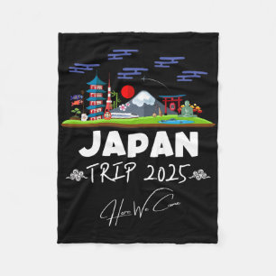 Japan Reise 2025 Hier kommen wir Matching Team Rei Fleecedecke