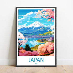 Japan Reise Druck Wandkunst Japan Wandbehang Zuhau Poster