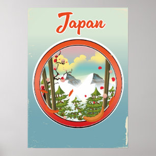 Japan Reise Logo Poster