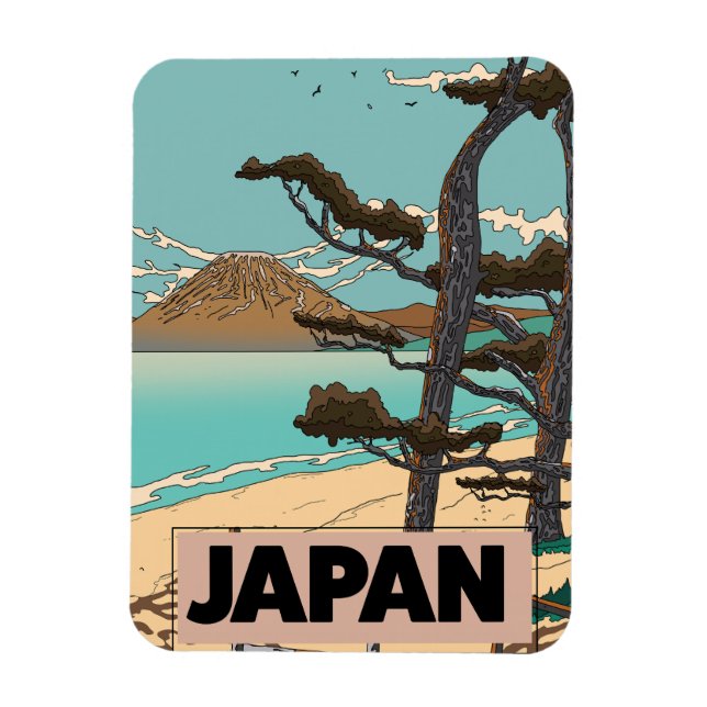 Japan - Reise Magnet (Vertikal)