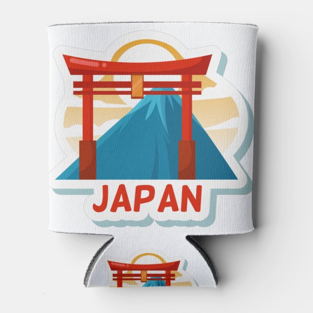 Japan reist nach Japan auf Ikone Land Japan Dosenkühler (Vorderseite)