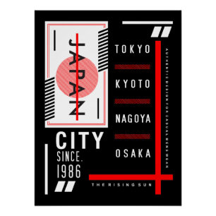 Japan Rising: Urban Legacy & Timeless Style Poster