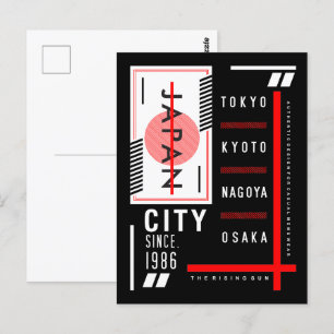 Japan Rising: Urban Legacy & Timeless Style Postkarte