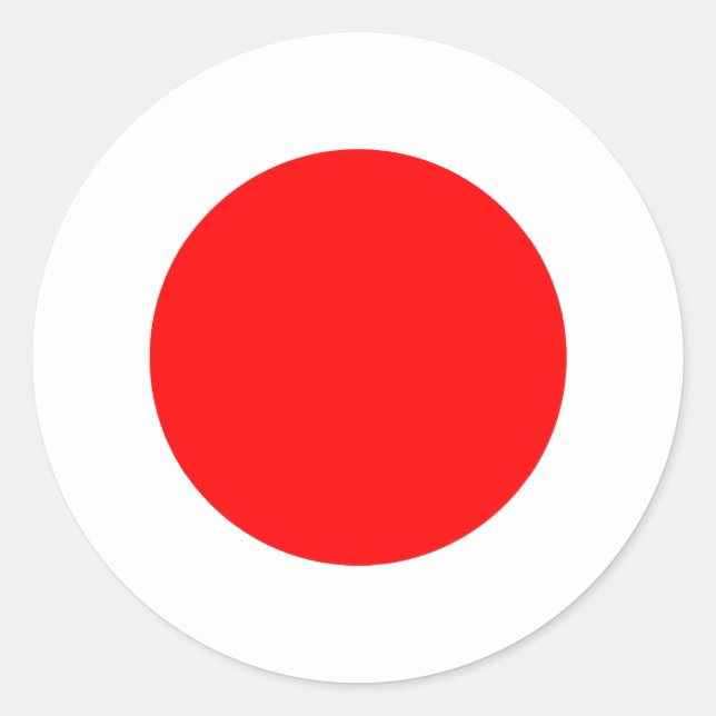 Japan Runder Aufkleber (Vorderseite)