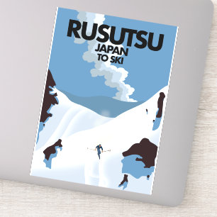 Japan Rusutsu Skiausdruck Aufkleber