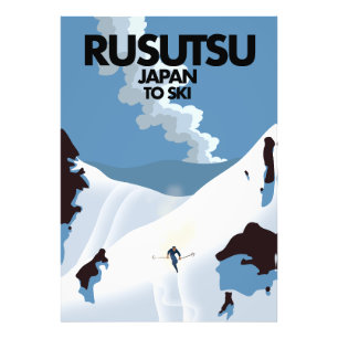 Japan Rusutsu Skidruck Fotodruck