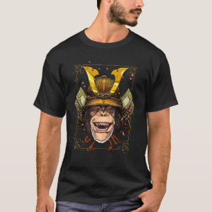 Japan Samurai Affe japanischer Krieger Bushido Jap T-Shirt