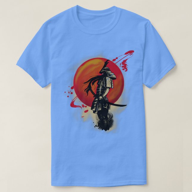 Japan Samurai Bushido Code Geschenk  T-Shirt (Design vorne)