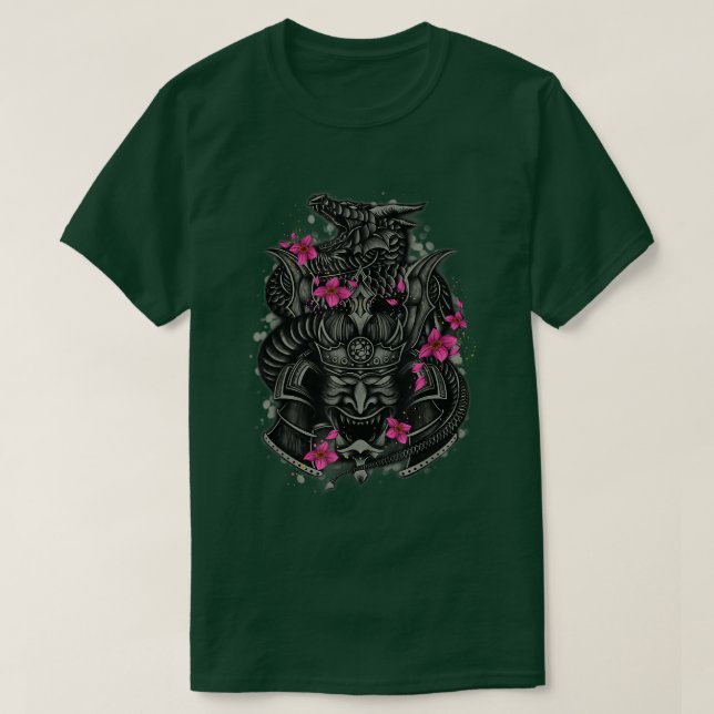 Japan Samurai Bushido Code Gift T-Shirt Copy Copy  (Design vorne)