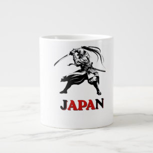Japan Samurai Fußballgeist - Weltmeisterschaft Fan Jumbo-Tasse