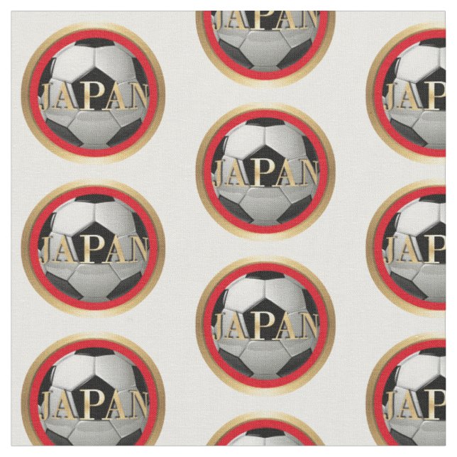 Japan Soccer Ball Stoff (Nahaufnahme)