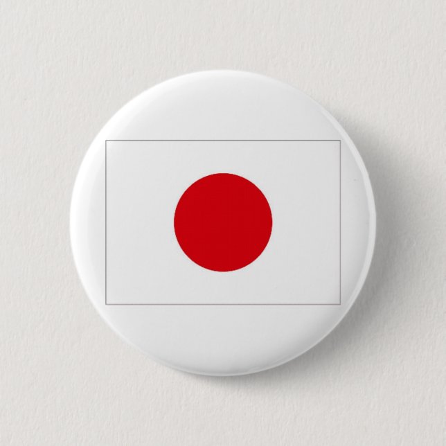Japan-Staatsflagge Button (Vorderseite)