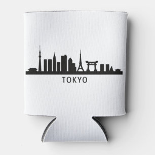 Japan Stadtlandschaft Reise   Tokio Skyline Silhou Dosenkühler