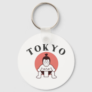 Japan Sumo Tokio - Sohn der Sonne weiß Schlüsselanhänger