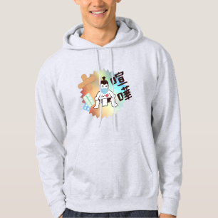 Japan Sumo Tokyo - FIGHTO!!! Bleibe Safe! grau Hoodie