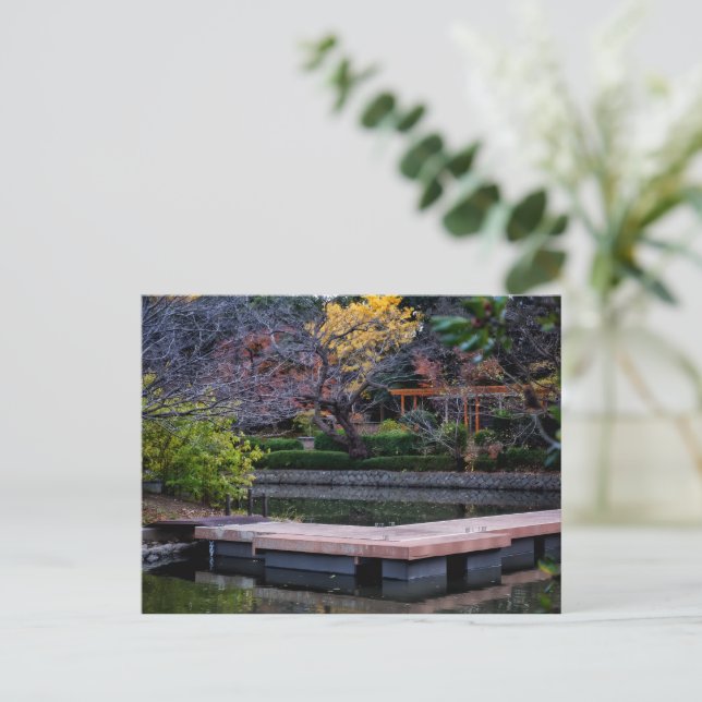 Japan-Teich Feiertagspostkarte (Stehend Vorderseite)