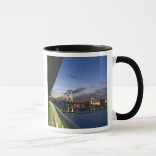 Japan. Tokio. Regenbogenbrücke in der Tokiobucht. Tasse