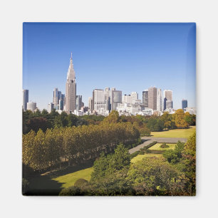 Japan. Tokio. Shinjuku District Skyline und Magnet