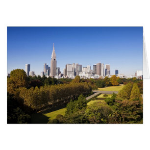 Japan. Tokio. Skyline des Bezirks Shinjuku und