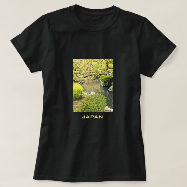 Japan - Traditioneller japanischer Garten T-Shirt (Design vorne)