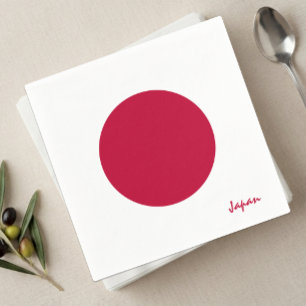 Japan Tücher, Japanische Flagge Party / Sport Serviette