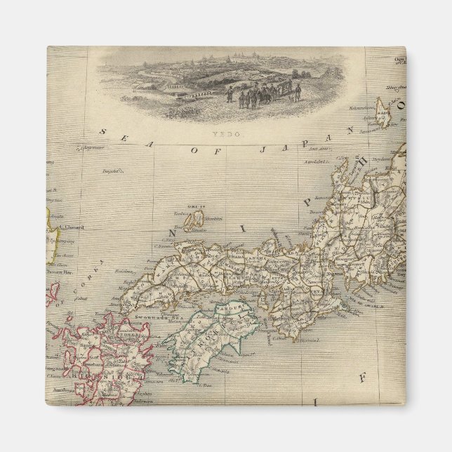 Japan und Korea Magnet (Vorne)