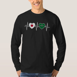 Japan und Saudi-Arabien Saudi-Arabische Flagge Fla T-Shirt