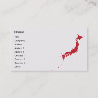 Japan - Unternehmen Visitenkarte