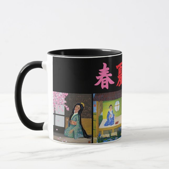Japan - vier Jahreszeiten Tasse (Links)