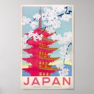 japan vintage poster