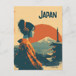 Japan vintage postkarte