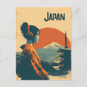 Japan Vintage Postkarte
