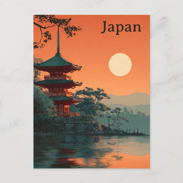 Japan vintage postkarte (Vorderseite)
