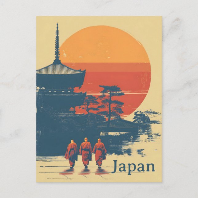 Japan Vintage Postkarte (Vorderseite)