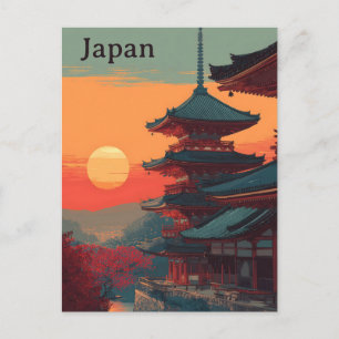 Japan Vintage Postkarte