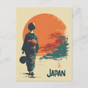Japan Vintage Postkarte