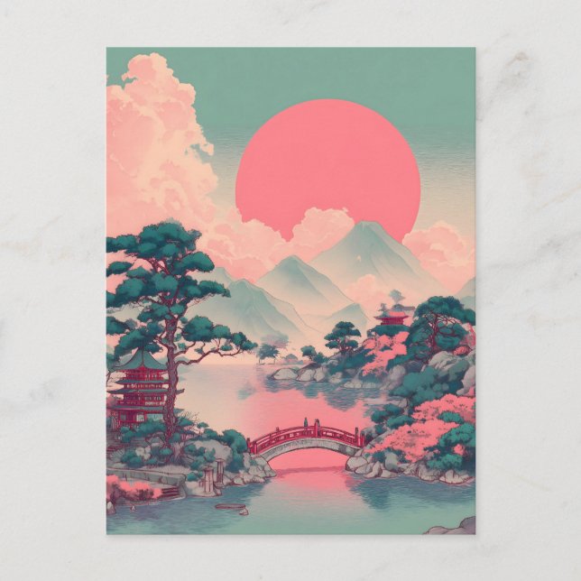 Japan vintage postkarte (Vorderseite)