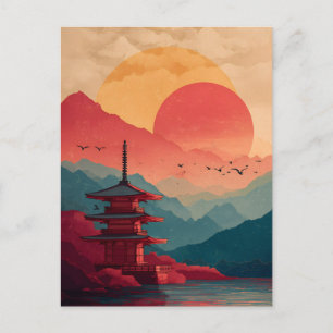 Japan Vintage Postkarte