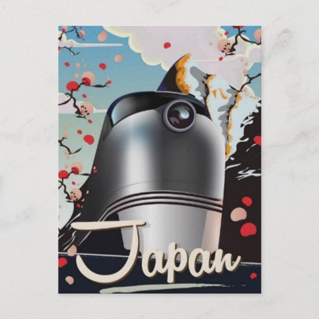 JAPAN Vintage Postkarte (Vorderseite)
