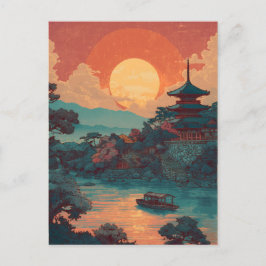 Japan vintage postkarte