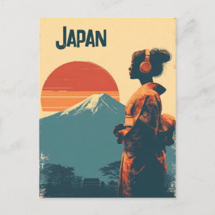 Japan Vintage Postkarte