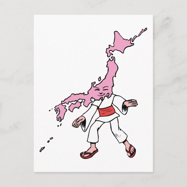 Japan Vintage Reise Souvenir Karibik Kunst, Kultur Postkarte (Vorderseite)