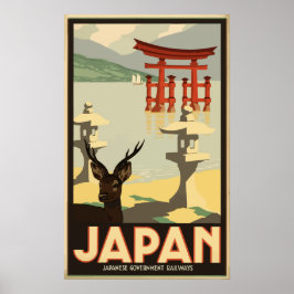 Japan Vintage Travel Poster