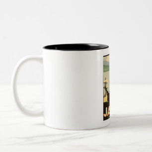 Japan Vintage Travel Zweifarbige Tasse