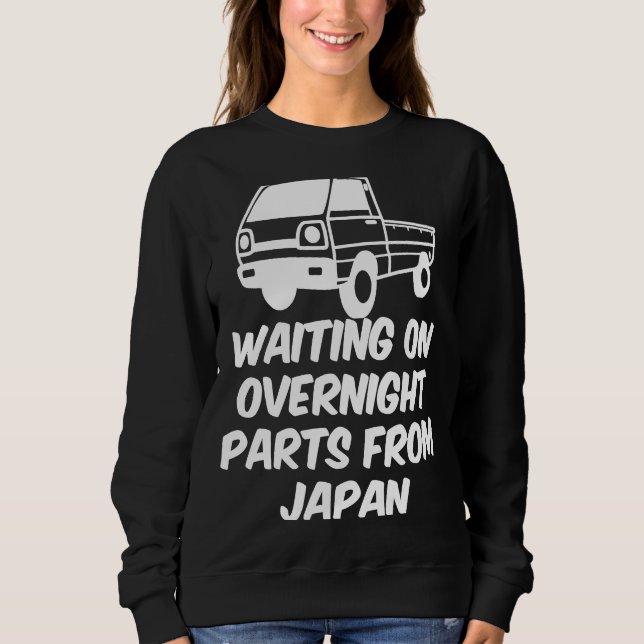 Japan Wartete auf Ersatzteil-Mini-Lkw Kei Car 4wd  Sweatshirt (Vorderseite)