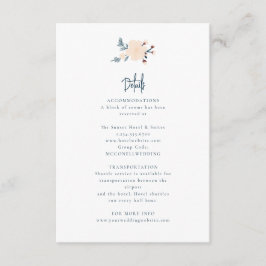 Japandi minimalistische Hochzeitskarte Begleitkarte
